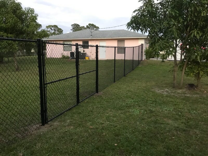 Iron Fence Installation in Port Saint Lucie, FL.